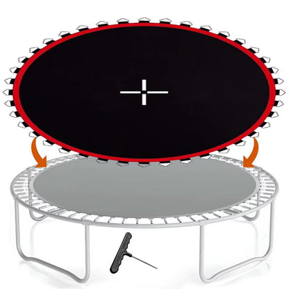 Round Trampoline Spare Mat Trampoline Mat Trampoline Jumping Mats Garden Trampoline Mesh Pad Trampoline Accessories