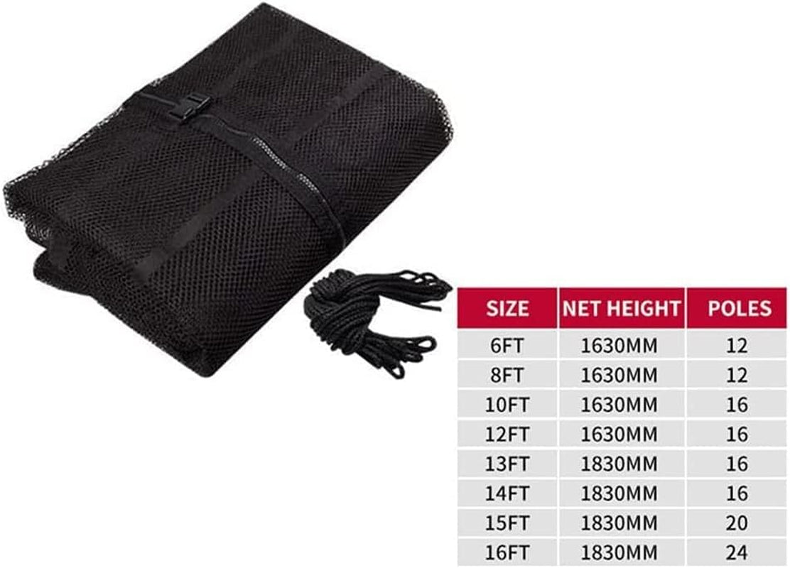 LXUKYG Trampoline Replacement Safety Net Trampoline Enclosure Net Trampoline Accessories for round Trampoline for round Trampoline Accessories