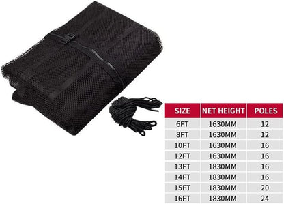 LXUKYG Trampoline Replacement Safety Net Trampoline Enclosure Net Trampoline Accessories for round Trampoline for round Trampoline Accessories